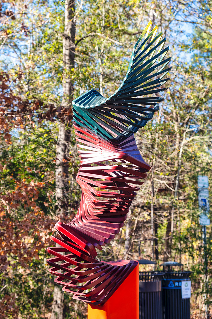 Refusing to Be Quiet by Andrew Dixon, Goldston, NC (Steel tubing)