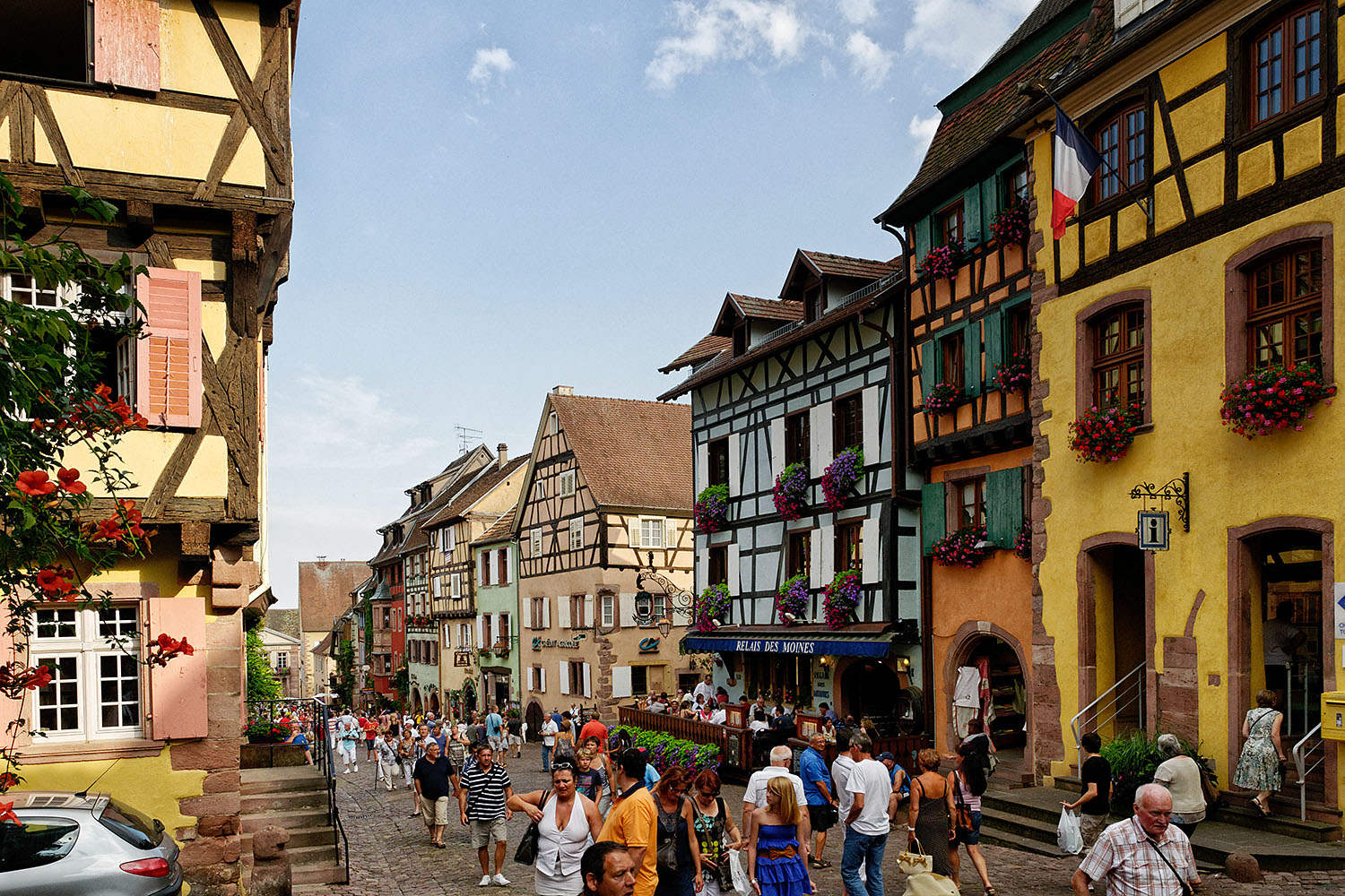 Riquewihr достопримечательности фотографии Эльзас, Франция