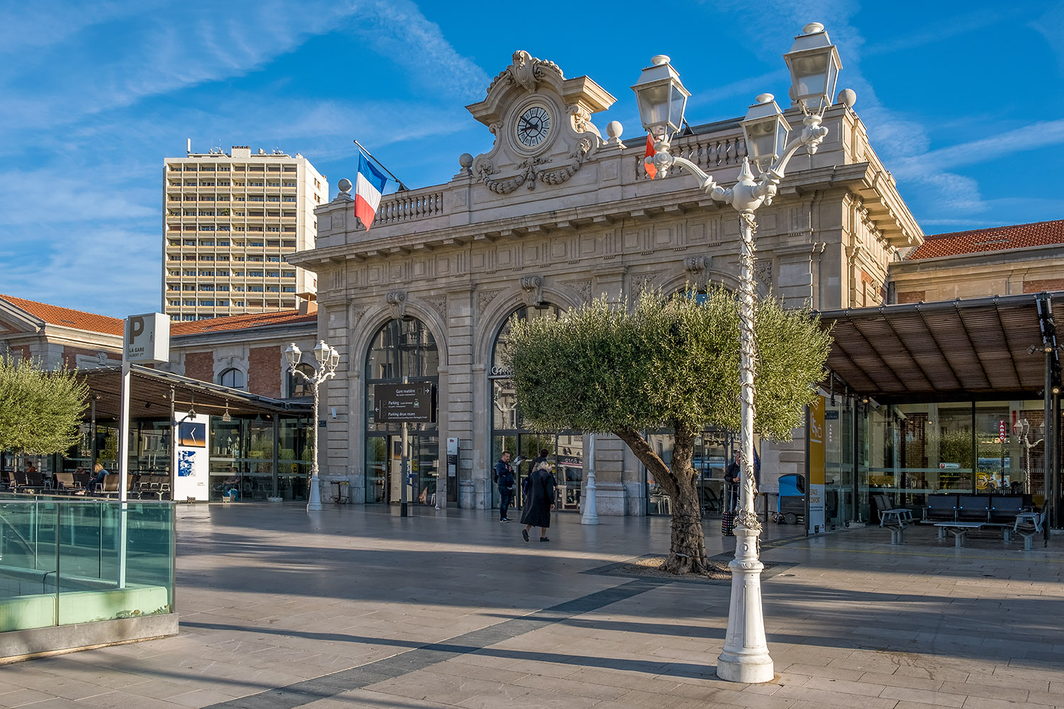 The Toulon train station