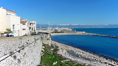 On the ramparts, looking north