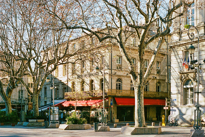 On the Place de l'Horloge