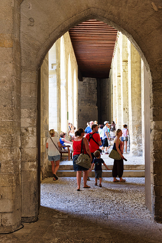Around the main courtyard