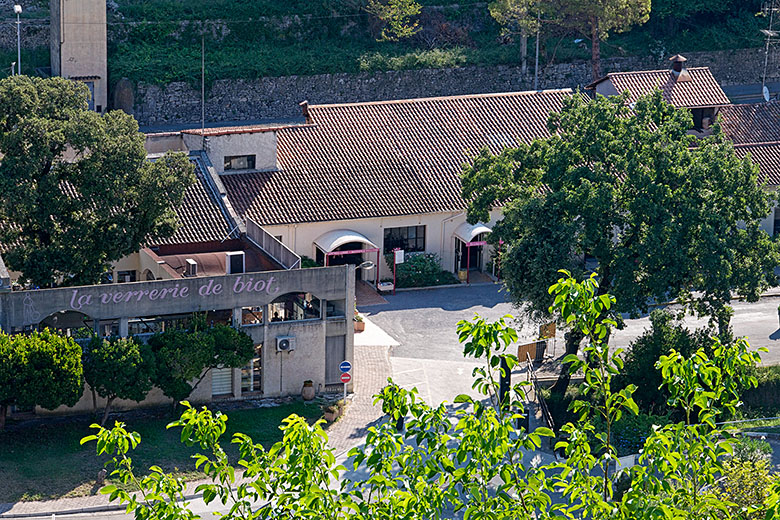 The Biot glass factory