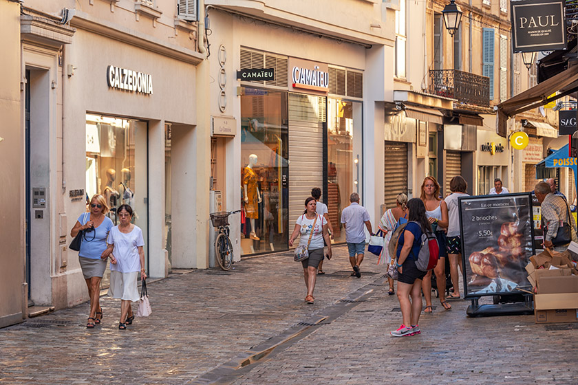 ...the main street of the old Cannes.