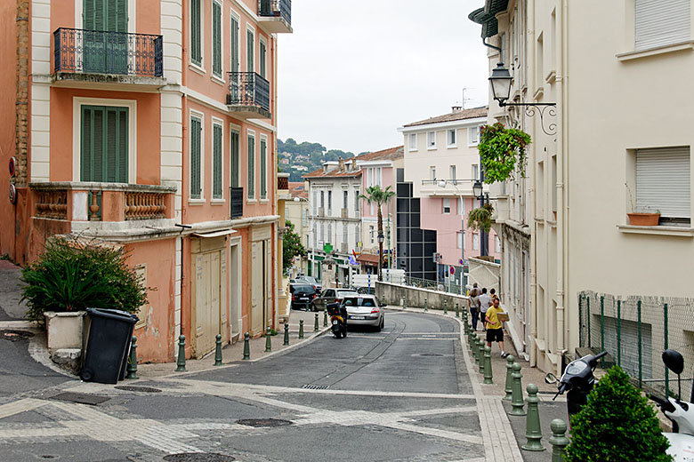 Looking down the Rue Saint-Sauveur