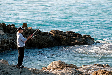 Fisherman without a boat