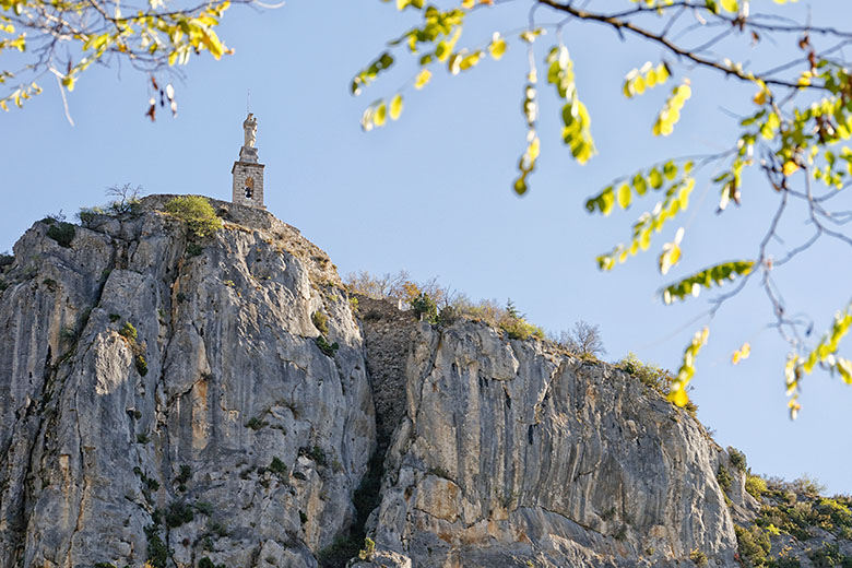 The chapel is visible from almost anywhere in town