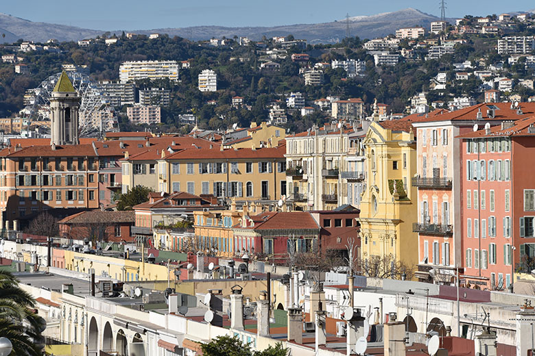 Looking toward the old town