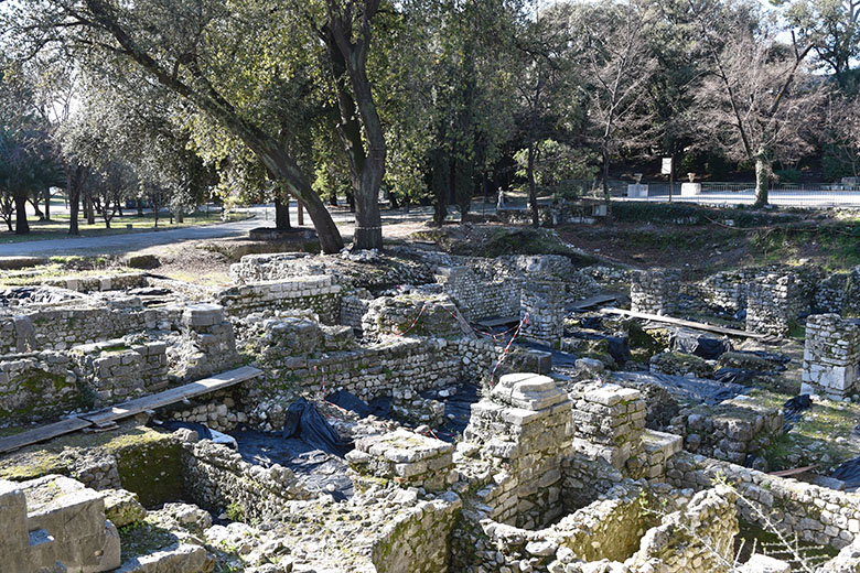 ...that remains of the old castle.