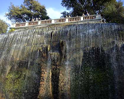 The waterfall