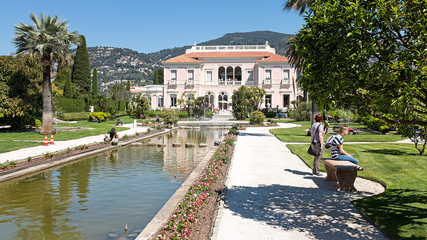View of the Villa from the French garden