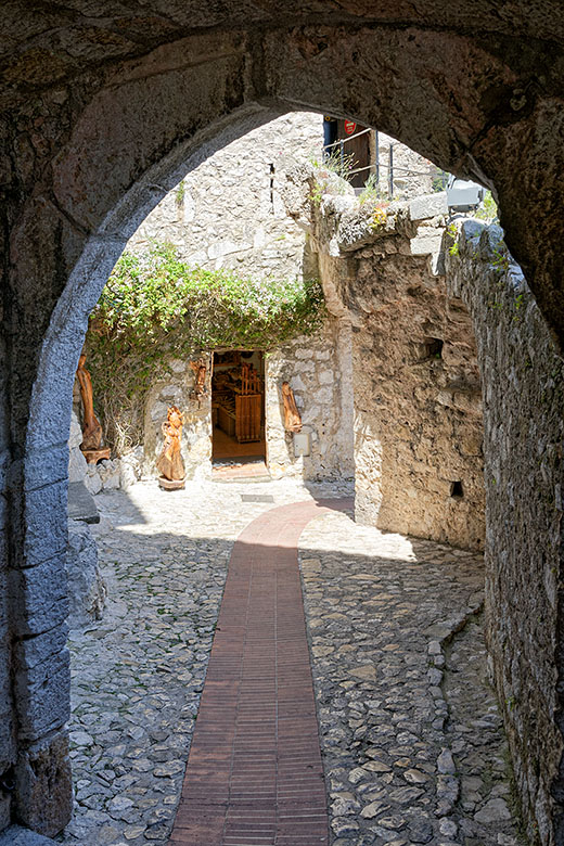 Heading down to the village entrance