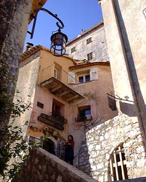 Eze village scene