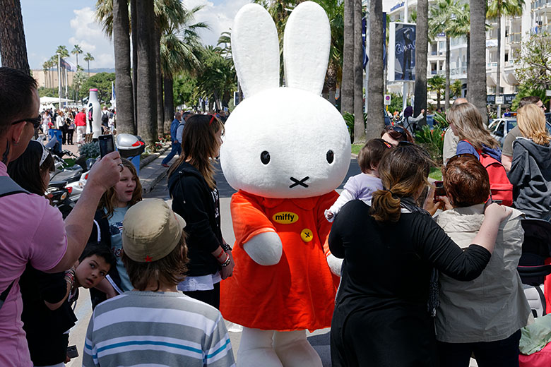 Even Miffy strolled on the Croisette!