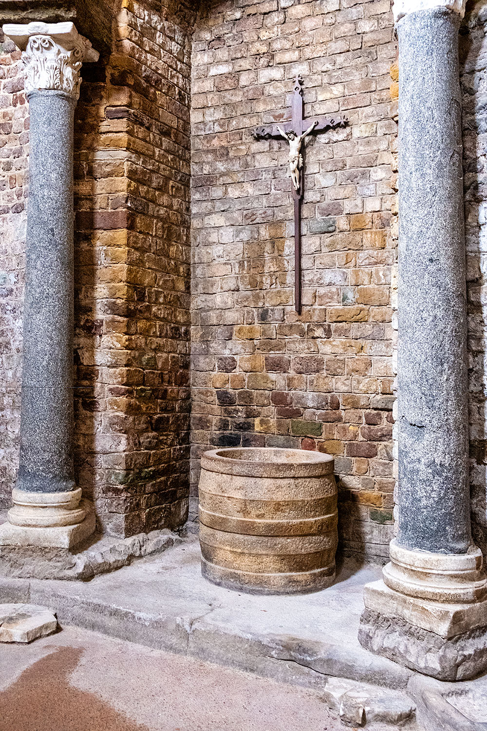 In the baptistery (2 on the map)