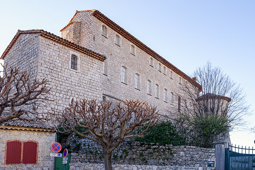 The 'château' seen from the village entrance