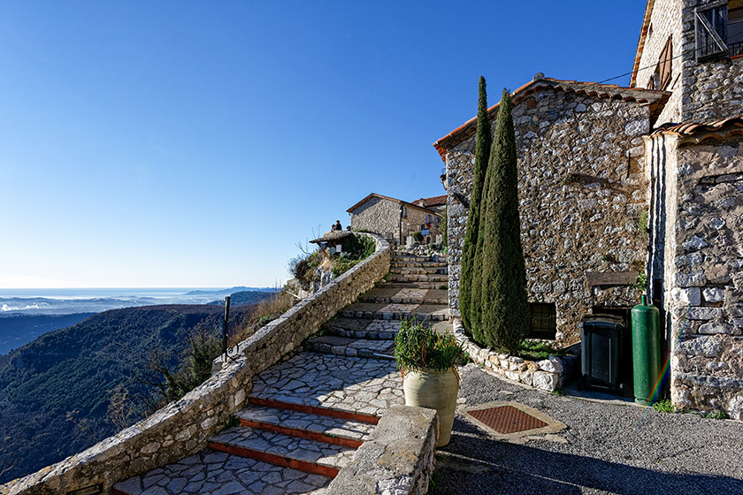 The steps leading to the 'Grande Rue'