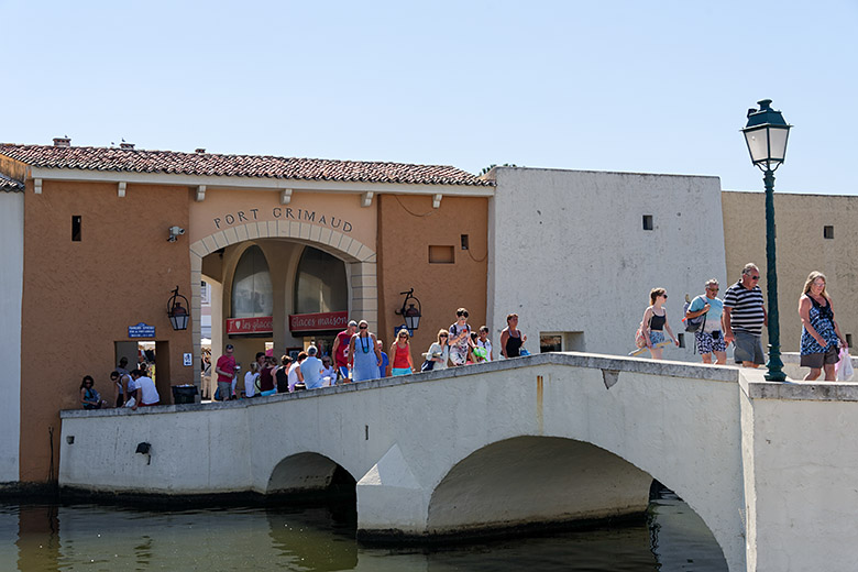 The marina entrance by the 'Pont de la Poterne'