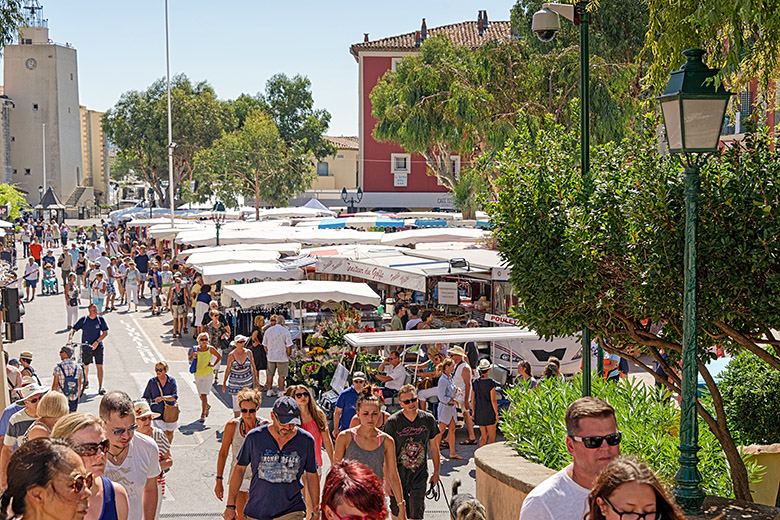 On the 'Place du Marché'