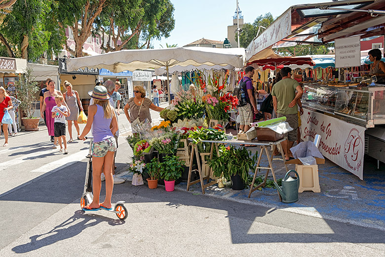 On the 'Place du Marché'