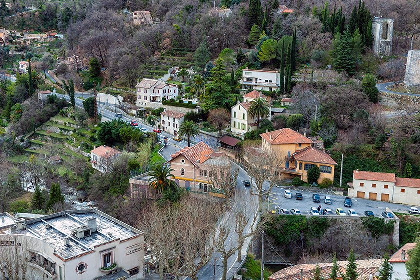 The view from what's left of the bridge