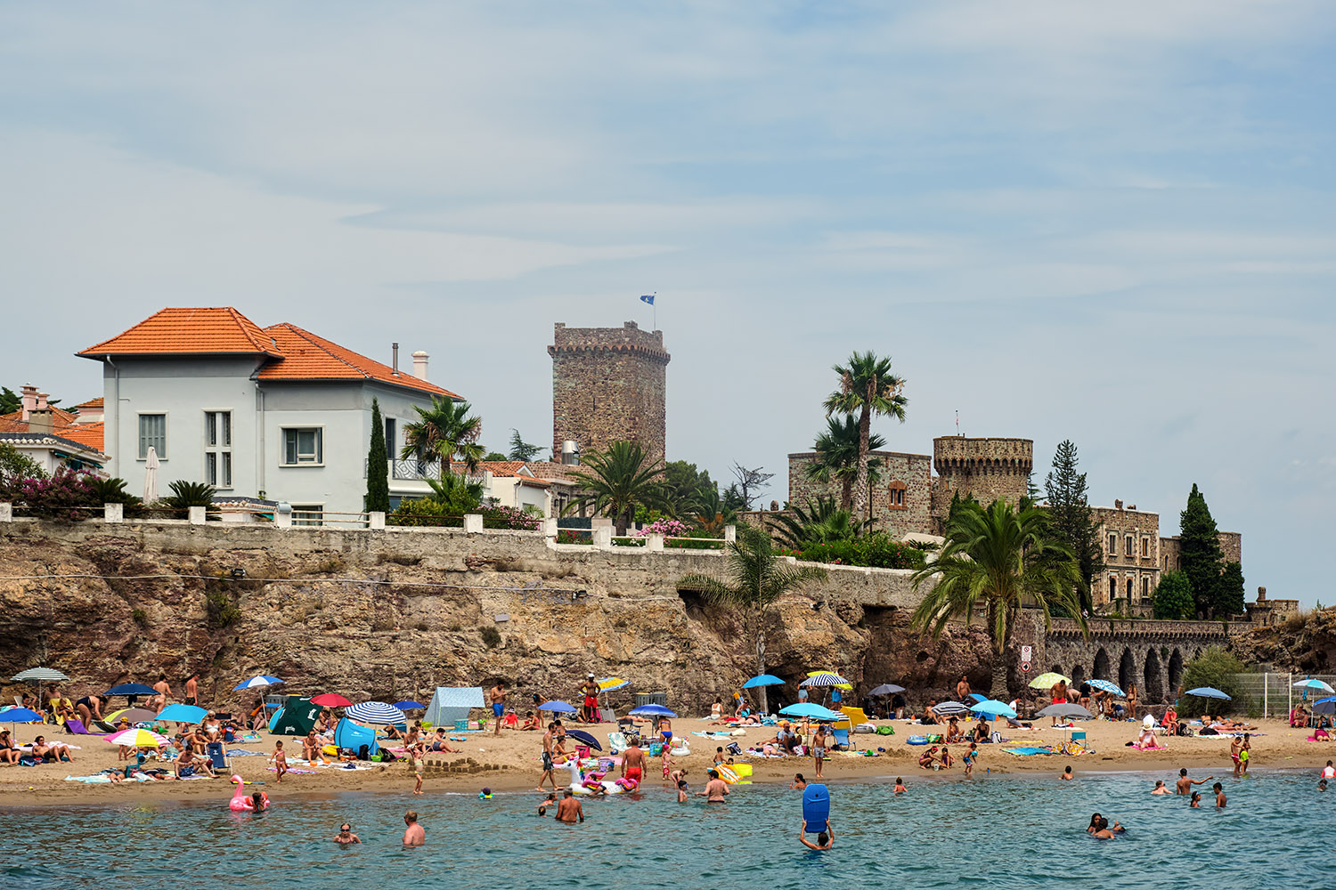 On the 'plage de la Raguette'