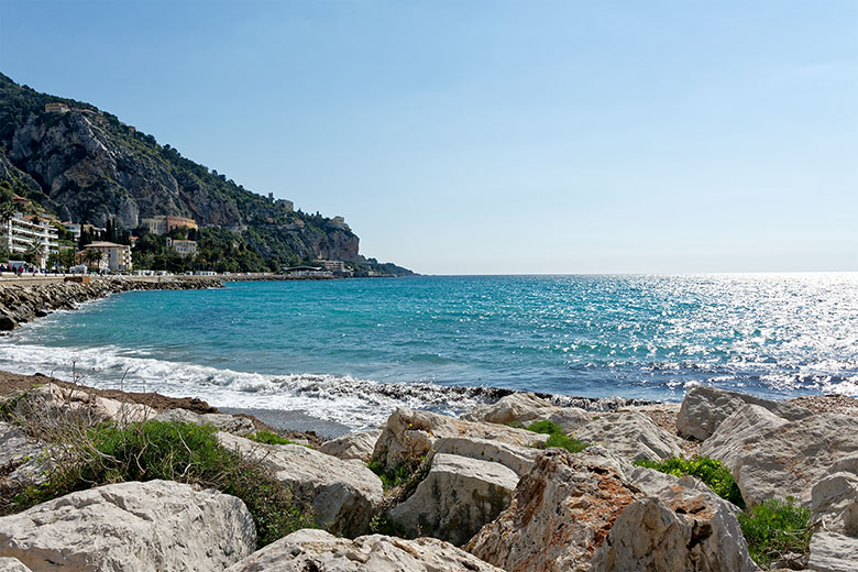 Along the seaside promenade