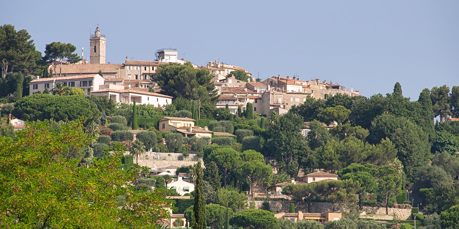 The old part of the village on top of the hill