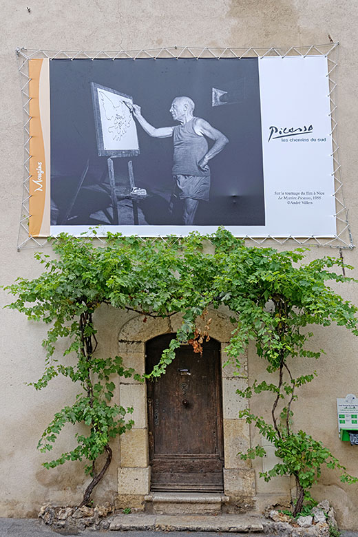Picasso is omnipresent in Mougins