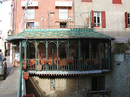 Restaurant terrace