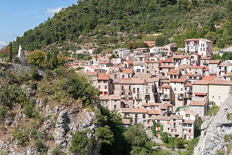 Peille seen from the east