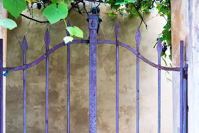 Purple gate