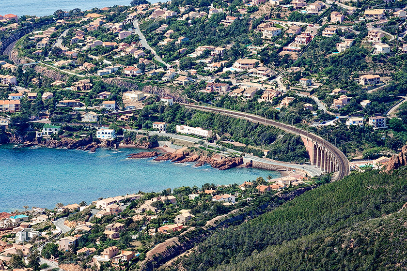 The railway bridge at Anthéor