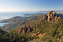 The view towards Toulon