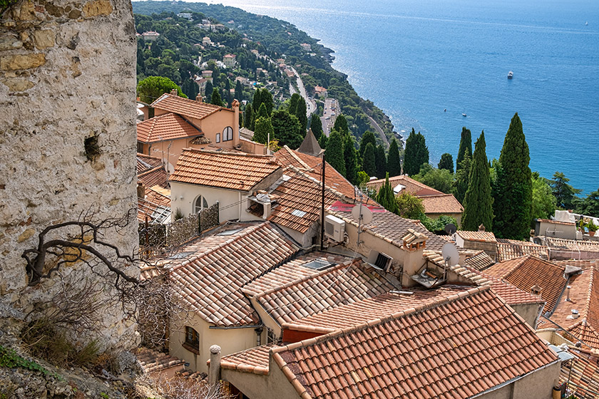 Roquebrune Cap Martin rooftops