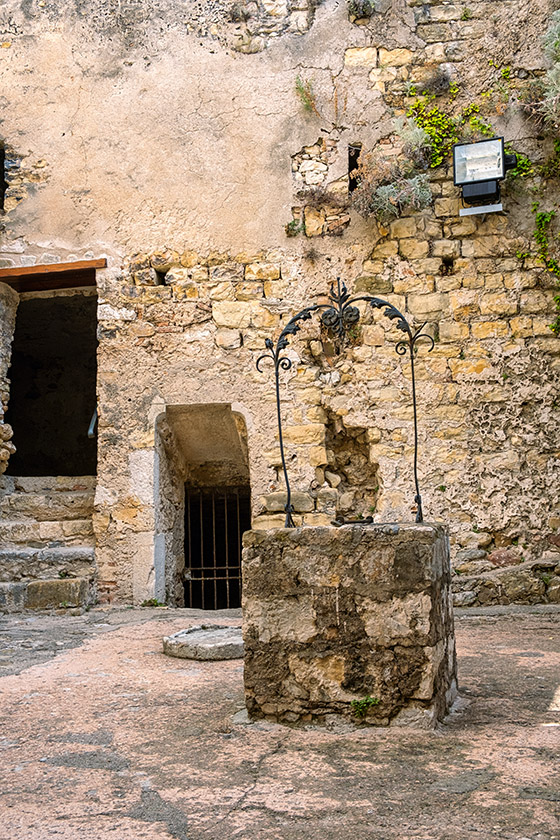 The well in the castle courtyard