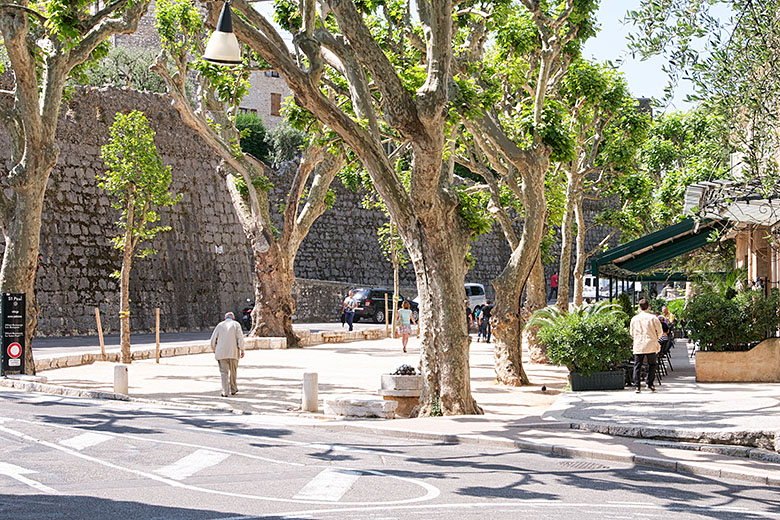 The 'boulodrome' by the village entrance