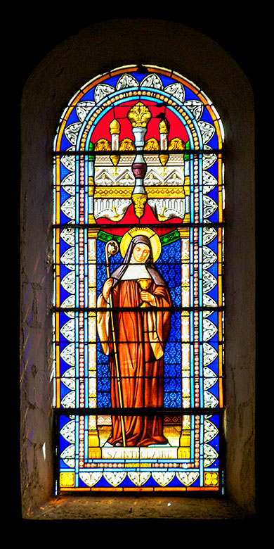 Stained glass window