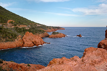 Looking east towards Cannes