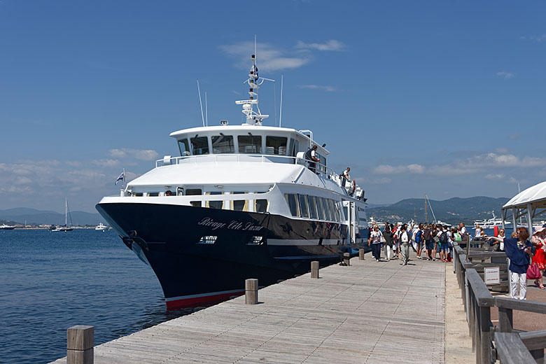 Our transportation from Cannes to Saint-Tropez and back