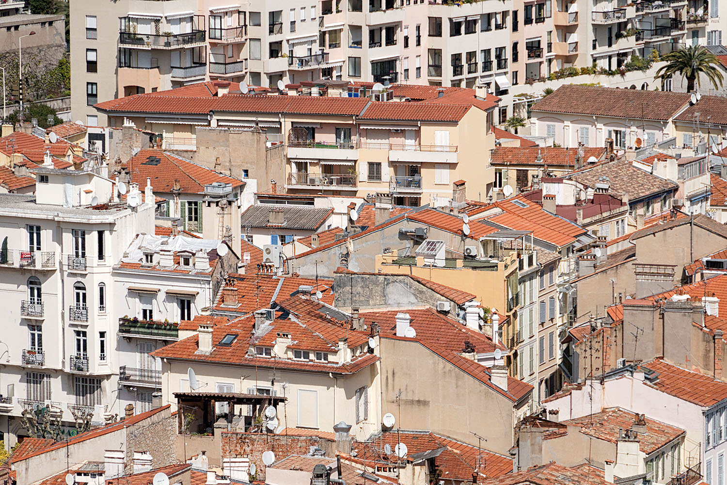 Taking a closer look reveals a bewildering array of nested buildings of various styles