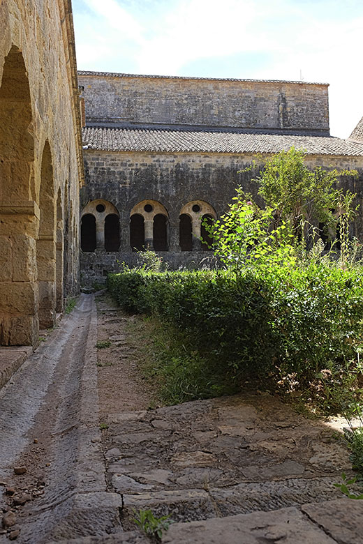 View from the cloister towards the church