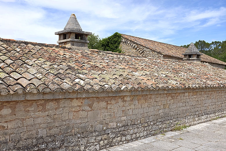 The roof of the storeroom