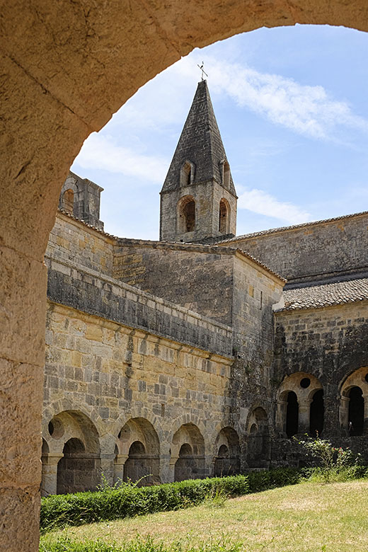 Looking from the fountain towards the church