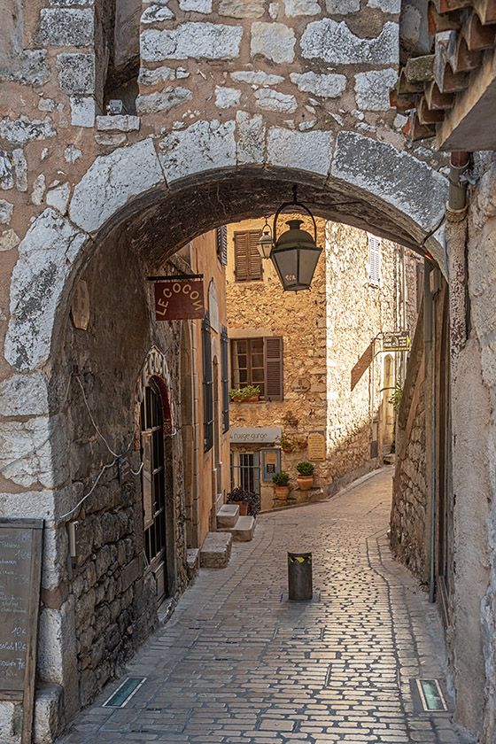 Entering the old village