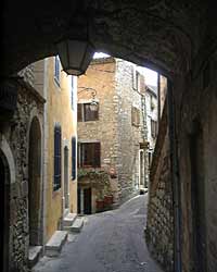 The entrance to the old village