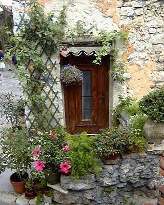 Entrance to a typcal village house