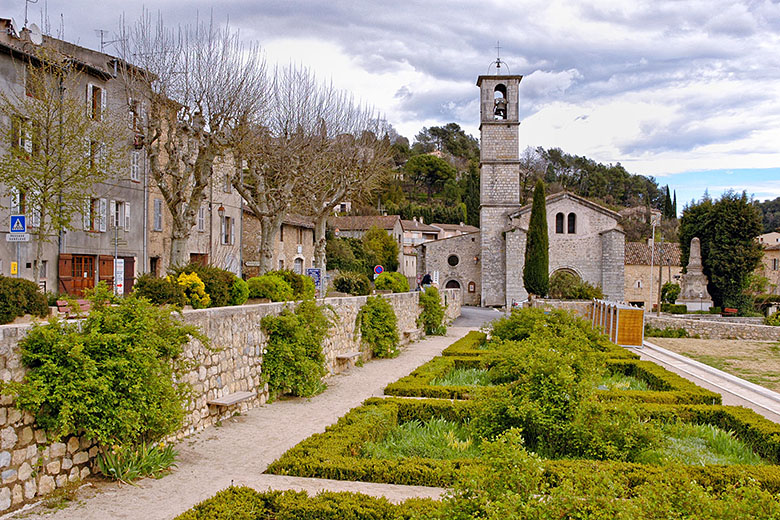 Abbey and church are quite a bit older than the village