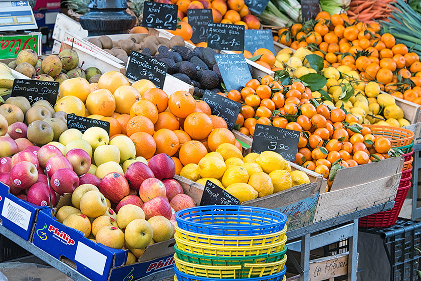 Colorful fruit