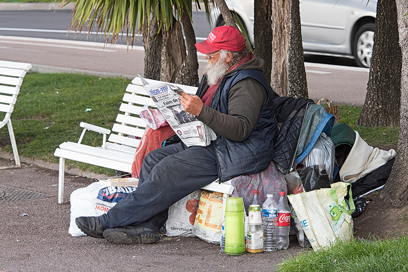 Enjoying the morning paper